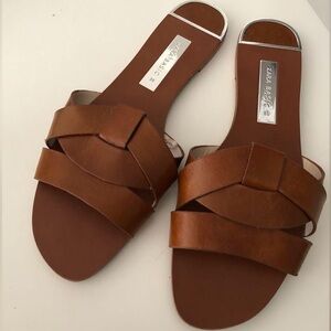 Zara brown sandals size 7.5